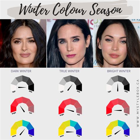 Image result for Bright Winter Color Analysis Examples
