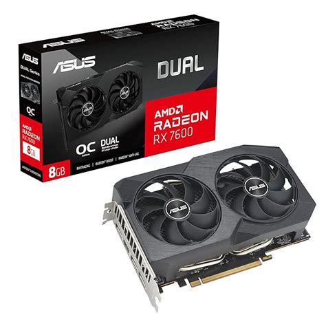 Amazon.in: Buy ASUS Dual Radeon™ RX 7600 V2 OC Edition 8GB GDDR6 ...