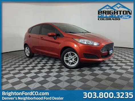 Used 2018 Red Ford Fiesta Hatchback For Sale in Denver, CO | Auto Navigator