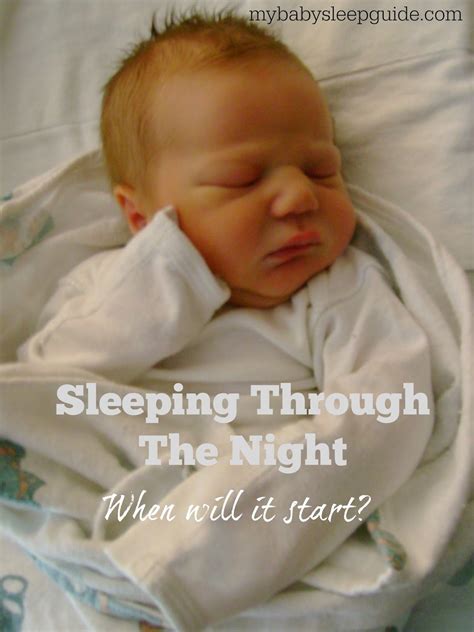 What Age Can Babies Sleep Through The Night at Alice Hager blog