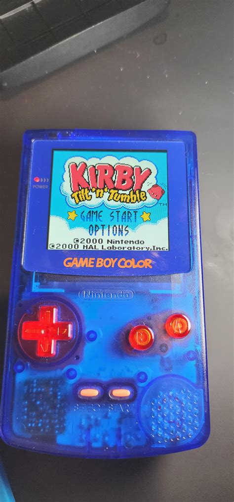 Fixed this broken Kirby Tilt n Tumble after reflowing the ROM and MBC-7 ...