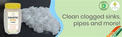 Go Garden Caustic Soda for Drain Cleaning – Fast-Acting, Non-Toxic ...