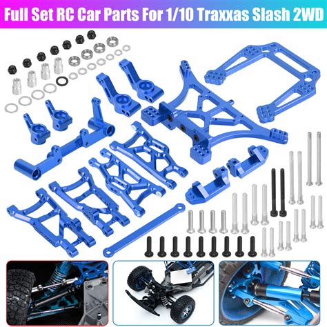 RC Car Upgrade Parts Metal Full Set For 1/10 Traxxas Slash 2WD/Rustler/Stampede | eBay