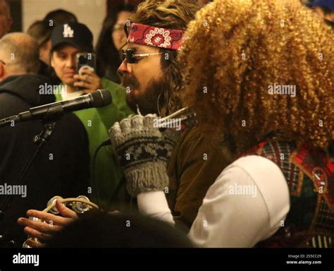 New York, NY, USA. 13th Jan, 2025. Bad Bunny and Jimmy Fallon perform ...