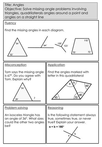 Image result for Angles Math Problems