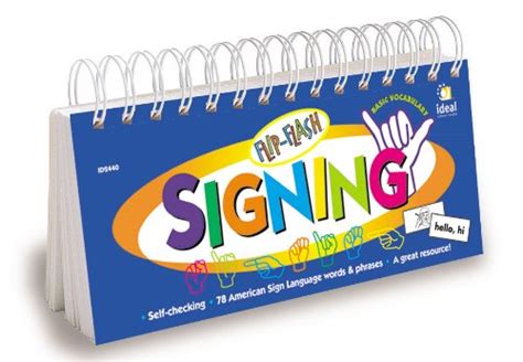 Buy Flip-Flash(tm) Signing, Basic Vocabulary Book Online at Low Prices ...