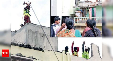 Tilted building: Criminal case against owner | Bengaluru News - Times ...