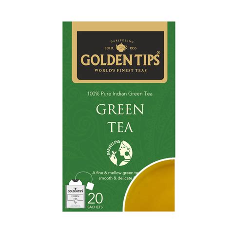 Buy Pure Green Tea Individual Envelope - Tea Bags – Golden Tips