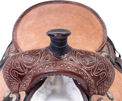 Leather Cowboy Western Roping Horse Saddle Tack Set ST-WHS-003 - Sazaar ...