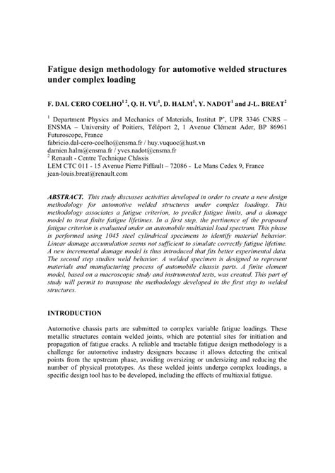 Designs Based On Fatigue Loading for Engine Components 的图像结果