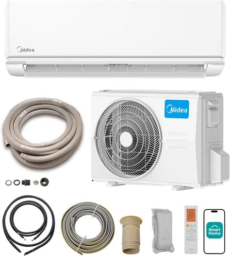 Amazon.com: Midea 18000 BTU Mini Split AC/Heating system, 208/230V, 19. ...