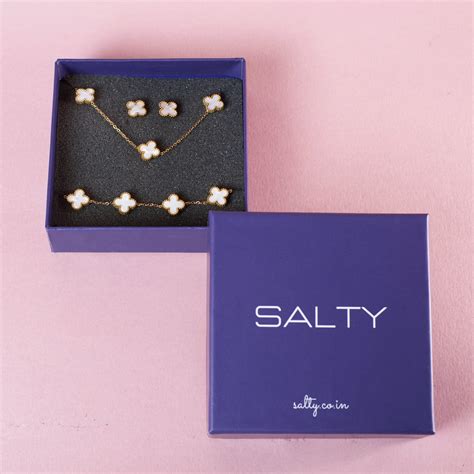 White Dove Clover Affair Jewellery Set | Salty – Salty Accessories