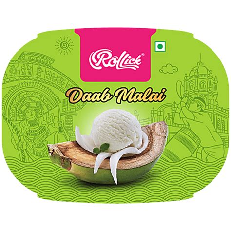 Buy Rollick Daab Malai Frozen Dessert Online at Best Price of Rs 276.25 ...