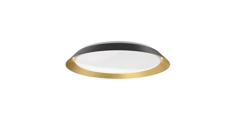 Kuzco Lighting FM43423-BK/GD-5CCT Jasper 24" Wide LED Flush Mount ...