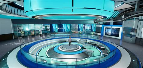 Virtual Sets | Buy NEWSROOM NMSAB6 | Unreal Engine Corporate Virtual ...