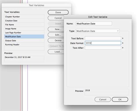 Image result for InDesign Date Format