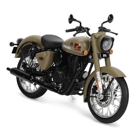 Royal Enfield J1A Scale Model Signals Sandstorm 1:12 : Amazon.in: Toys ...