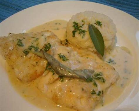 Fish with Sage and Garlic Sauce Recipe - Food.com