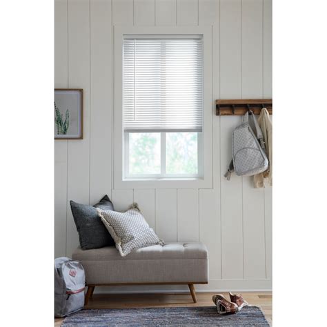 LEVOLOR Trim+Go 1-in Slat Width 25-in x 72-in Cordless White Aluminum ...