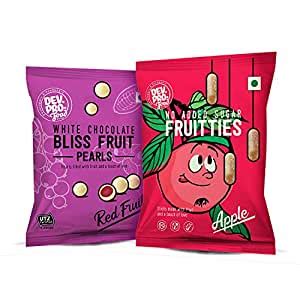 DEV.PRO. Real Fruit Fruitties - Apple Flavoured - 35g and DEV.PRO ...