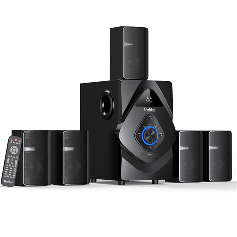 Buy Bobtot Surround Sound Systems Wireless Rear Satellite Speakers ...