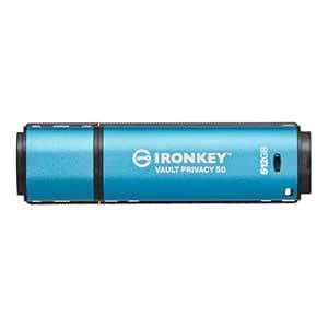 Kingston Ironkey Vault Privacy 50 USB-A 512GB Encrypted Flash Drive ...