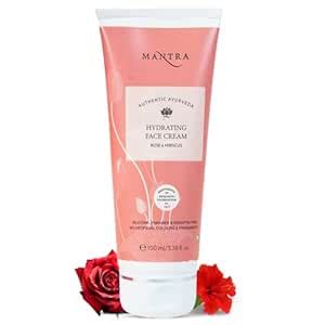 Mantra Herbal Hydrating Face Cream Rose & Hibiscus with Light-Creamy ...