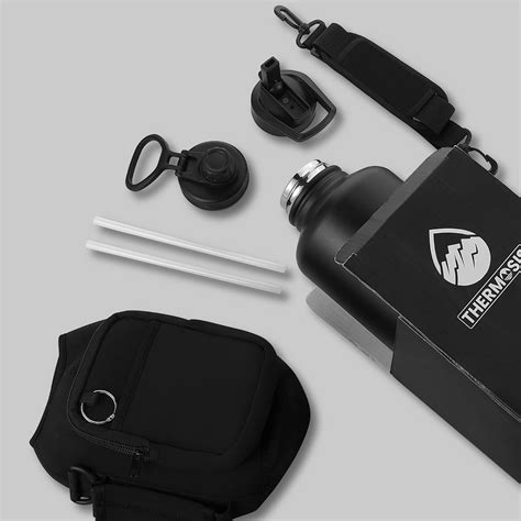 Thermosis Botella de agua de acero inoxidable aislada de medio galón de ...