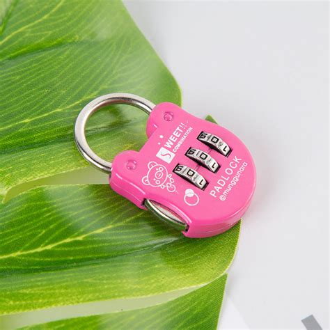 Sweet Mini 3-Digit Combination Lock Padlock– UNIQKART