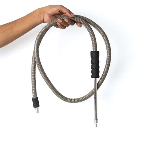 Buy COCOYAYA Metal Handle Foam Grip Leather Hookah Pipe - Grey – shopdop.in