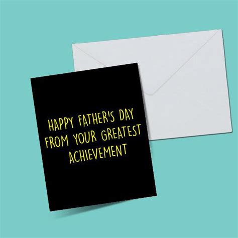 BUY Greatest Achievement Happy Father's Day Card - THE PEPPY STORE ...