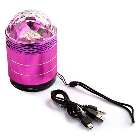 Aobiny Voice Control 4LED Speaker RBG Stage Effect Light MP3 MP4 Audio ...