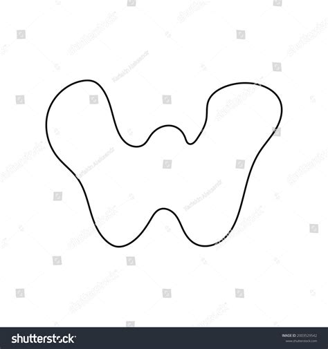 Letter W Drawing Vector Illustration Stock Vector (Royalty Free) 2003529542 | Shutterstock