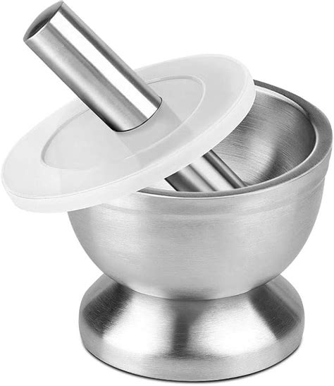 Buy Olpad Mortar and Pestle 18/8 Stainless Steel Mortar Set Grind Food ...