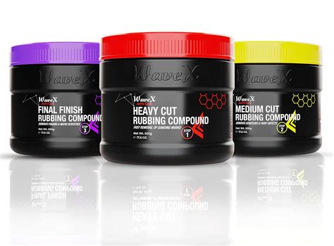 WaveX Rubbing Compound For Super Heavy Cut |Medium Cut With Polish ...