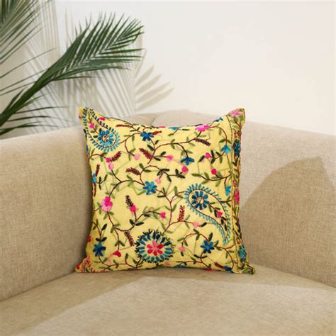 Buy Phulkari Embroidered Cushion Covers Now | iTokri