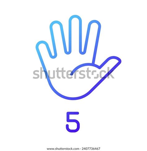 5 in Sign Language 的图像结果