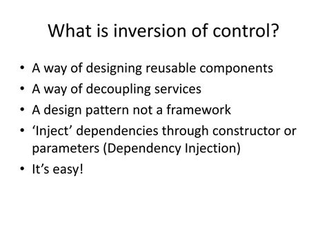 Image result for Inversion of Control Examples