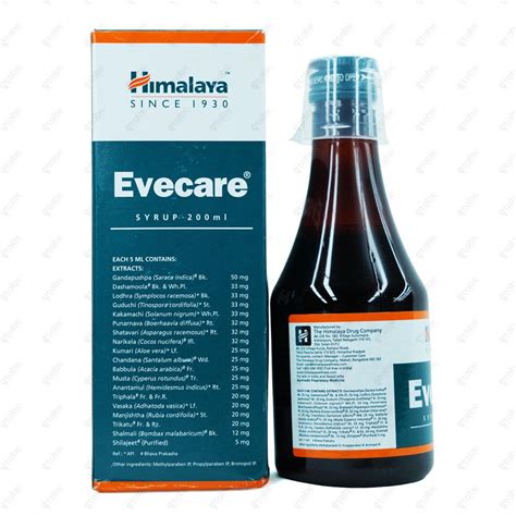 Himalaya Evecare Syrup 200ml – ETABX