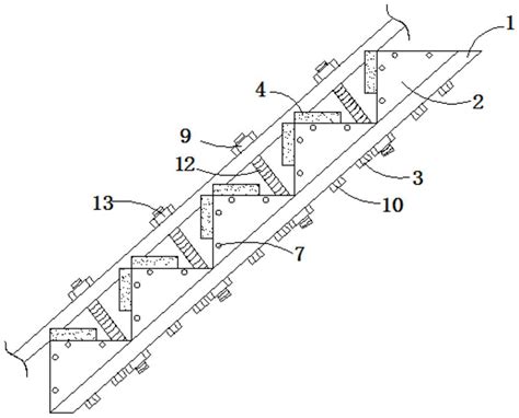 新型铝合金模板楼梯踏步盖板组合的制作方法