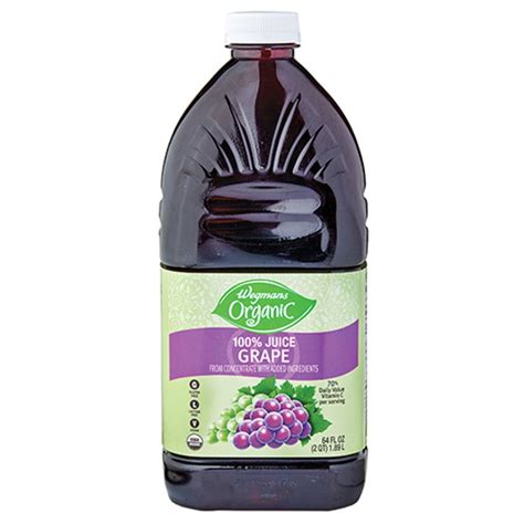 Wegmans Organic 100% Grape Juice | Fig App