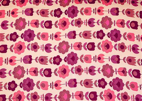 Light Pink Floral Crepe Fabric