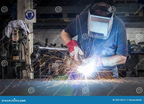 Gas Metal Arc Welding GMAW, Metal Inert Gas MIG Welding Or Metal Active ...