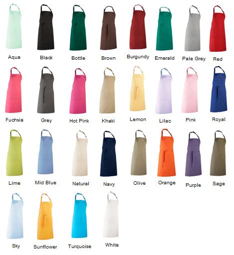 Image result for Colour Code Aprons