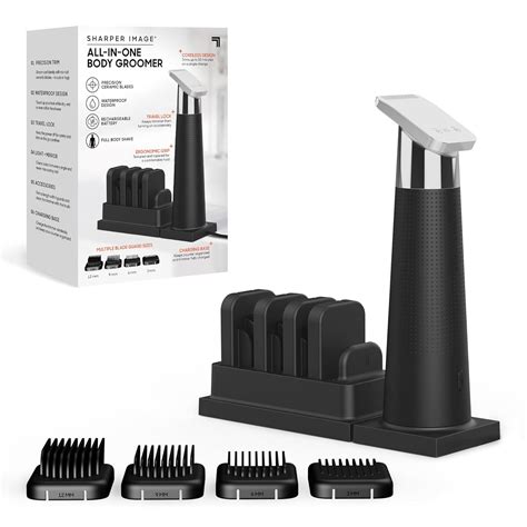 Sharper Image® All-in-One Body Groomer, Precision Ceramic Blades ...