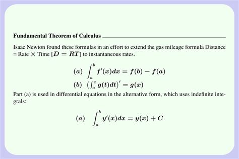 Image result for Fundamental theorem of calculus Calculus Tutorial
