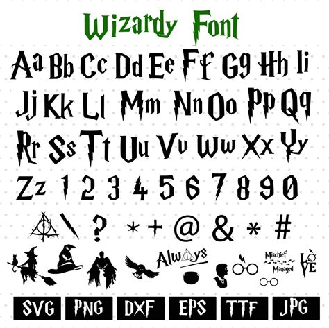 Wizard and Magic Font Pack | Halloween fonts, Halloween text, Free ...