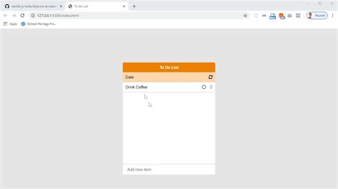Image result for To Do List JavaScript Code YouTube