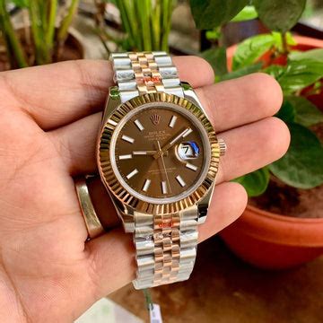 Rolex DateJust RG Plain Figure Semi ETA – ShahStore