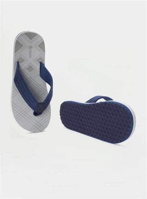 Buy Men Colourblocked V-Strap Slippers Online at just Rs. 199.0 ...